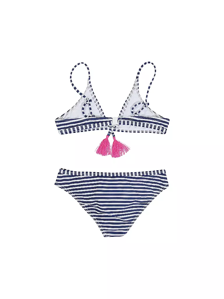 HOT STUFF Mädchen Bikini Maritim blau